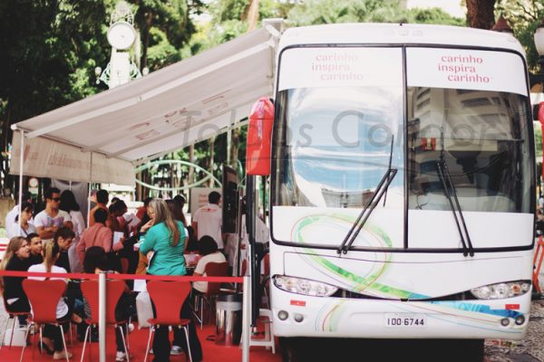 Toldo Articulado instalado em ônibus
