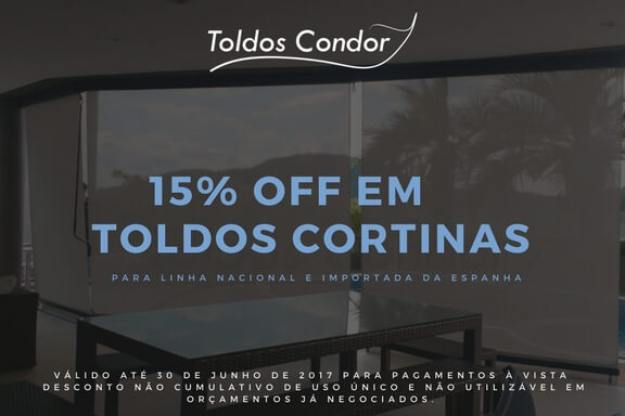 desconto em toldos cortinas