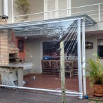 toldo cortina transparente