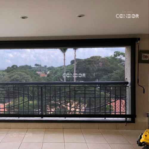 Toldos Cortina Basic Manual instalado em Alto de Pinheiros – SP